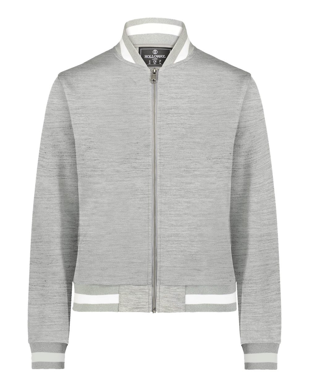 Holloway Women's V-Street Full-Zip Jacket. 223747 - Athletic Heather/ White