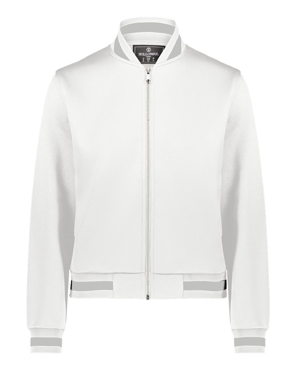Holloway Women's V-Street Full-Zip Jacket. 223747 - White/ Athletic Heather