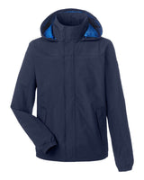 Nautica Men's Voyage Hooded Rain Jacket. N17182 - Navy