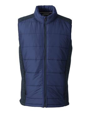 Nautica Men's Harbor Puffer Vest. N17946 - Navy/ Navy Heather