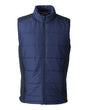 Nautica Men's Harbor Puffer Vest. N17946 - Navy/ Navy Heather