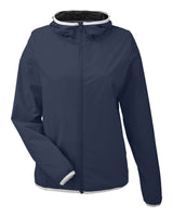Nautica Women's Stillwater Hooded Windbreaker. N17927 - Navy