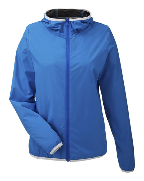 Nautica Women's Stillwater Hooded Windbreaker. N17927 - Royal