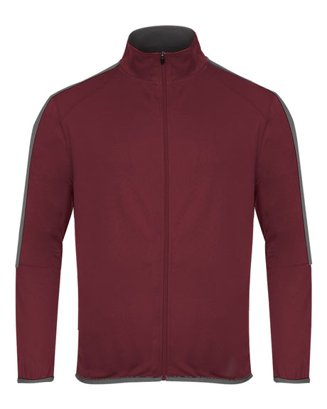 Badger Men's Blitz Outer-Core Jacket. 7721 - Maroon/ Graphite