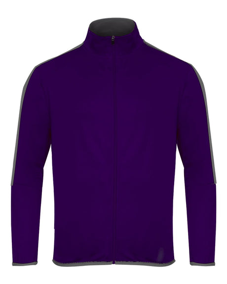 Badger Men's Blitz Outer-Core Jacket. 7721 - Purple/ Graphite