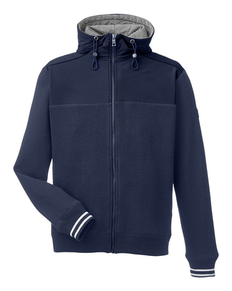 Nautica Men's Navigator Fleece Hooded Full-Zip Jacket. N17582 - Navy