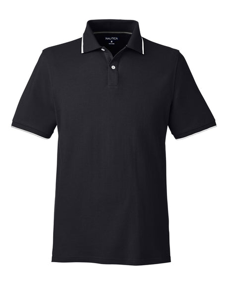 Nautica Men's Deck Polo. N17165 - Black