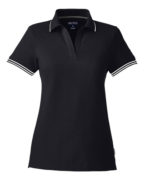 Nautica Women's Deck Polo. N17168 - Black
