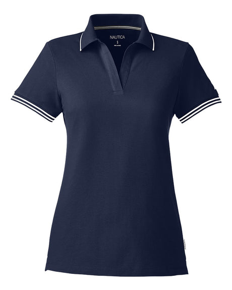 Nautica Women's Deck Polo. N17168 - Navy