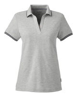 Nautica Women's Deck Polo. N17168 - Oxford Heather