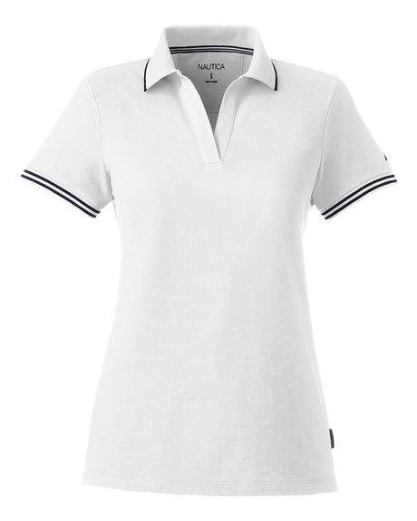 Nautica Women's Deck Polo. N17168 - White