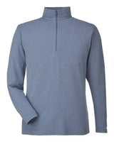 Nautica Men's Saltwater Quarter-Zip Pullover. N17924 - Faded Navy