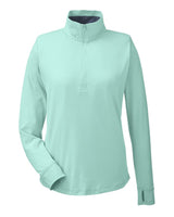 Nautica Women's Saltwater Quarter-Zip Pullover. N17925 - Cool Mint