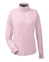 Nautica Women's Saltwater Quarter-Zip Pullover. N17925 - Sunset Pink