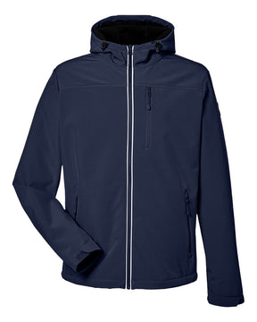 Nautica Men's Wavestorm Hooded Soft Shell Jacket. N17789 - Navy