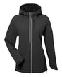 Nautica Women's Wavestorm Hooded Soft Shell Jacket. N17790 - Black