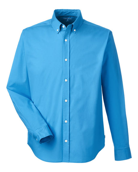 Nautica Men's Staysail Shirt. N17170 - Azure Blue
