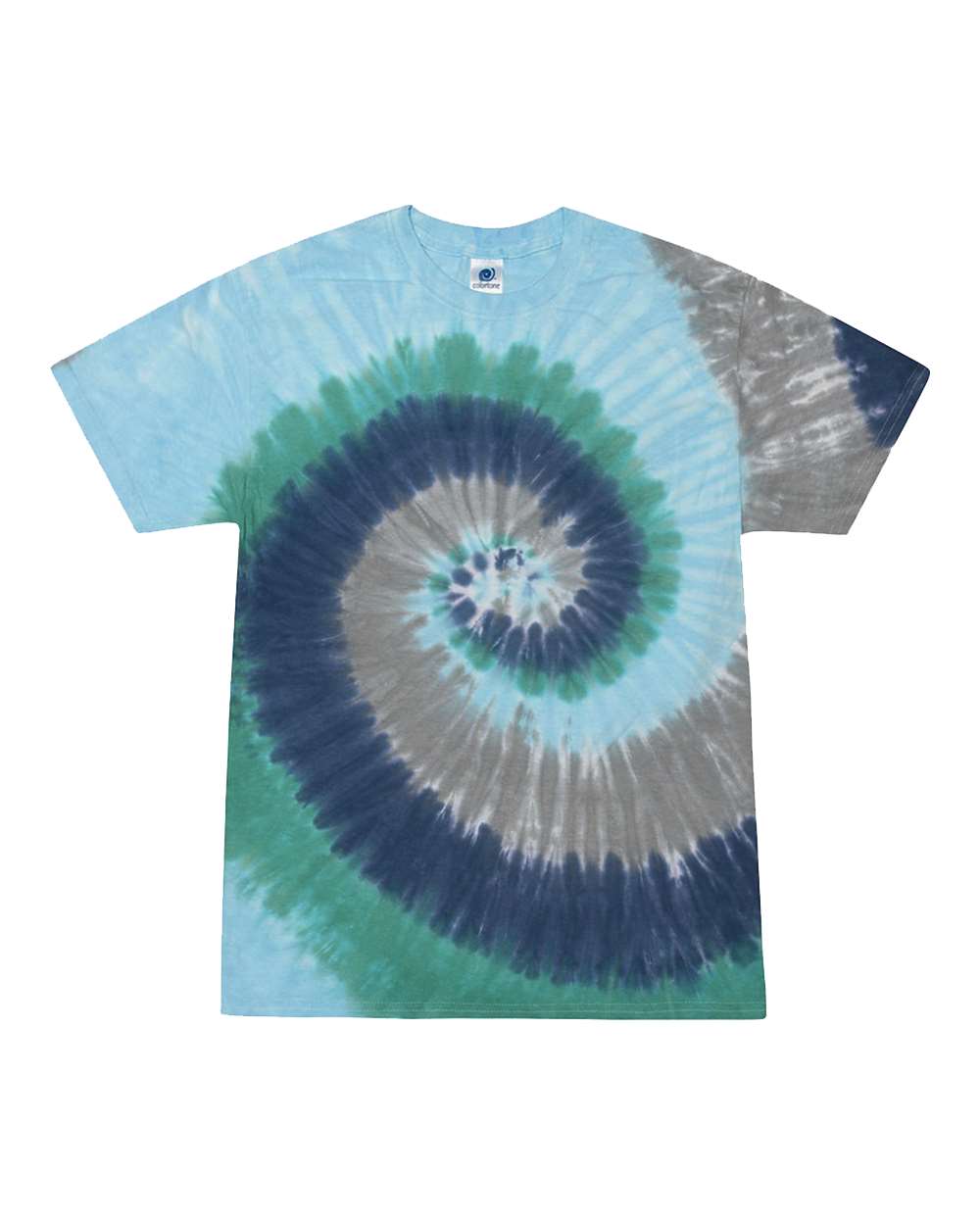 Colortone Unisex Multi-Color Tie-Dyed T-Shirt. 1000 - Earth