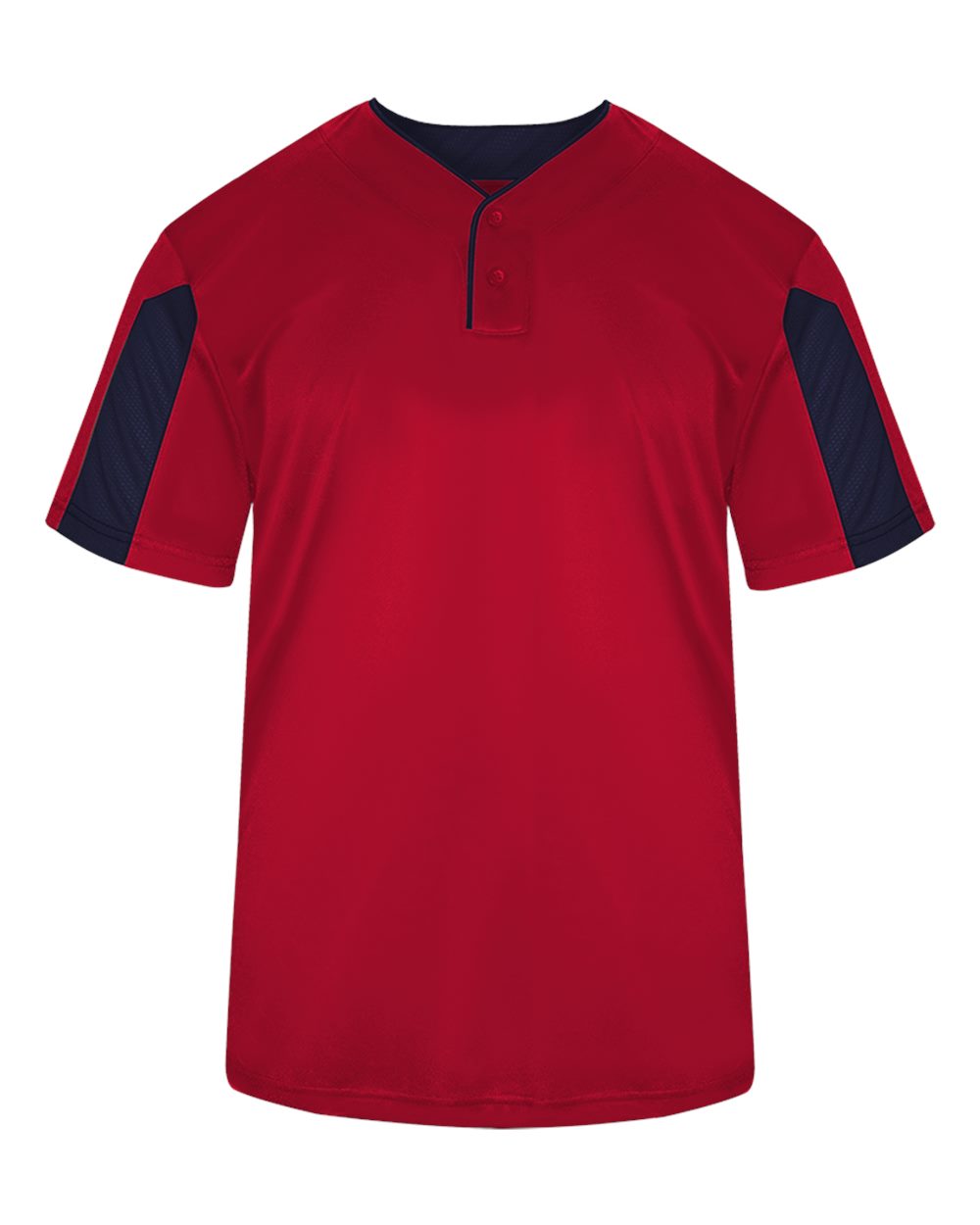 Alleson Athletic Men's Striker Placket. 7976 - Red/ Navy