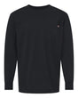Dickies Men's Tall Traditional Heavyweight Long Sleeve T-Shirt. WL50T - Black