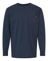 Dickies Men's Tall Traditional Heavyweight Long Sleeve T-Shirt. WL50T - Dark Navy