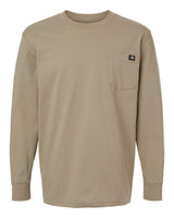 Dickies Men's Tall Traditional Heavyweight Long Sleeve T-Shirt. WL50T - Desert Sand