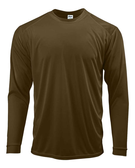 Paragon Unisex Long Islander Performance Long Sleeve T-Shirt. 210 - Coyote Brown