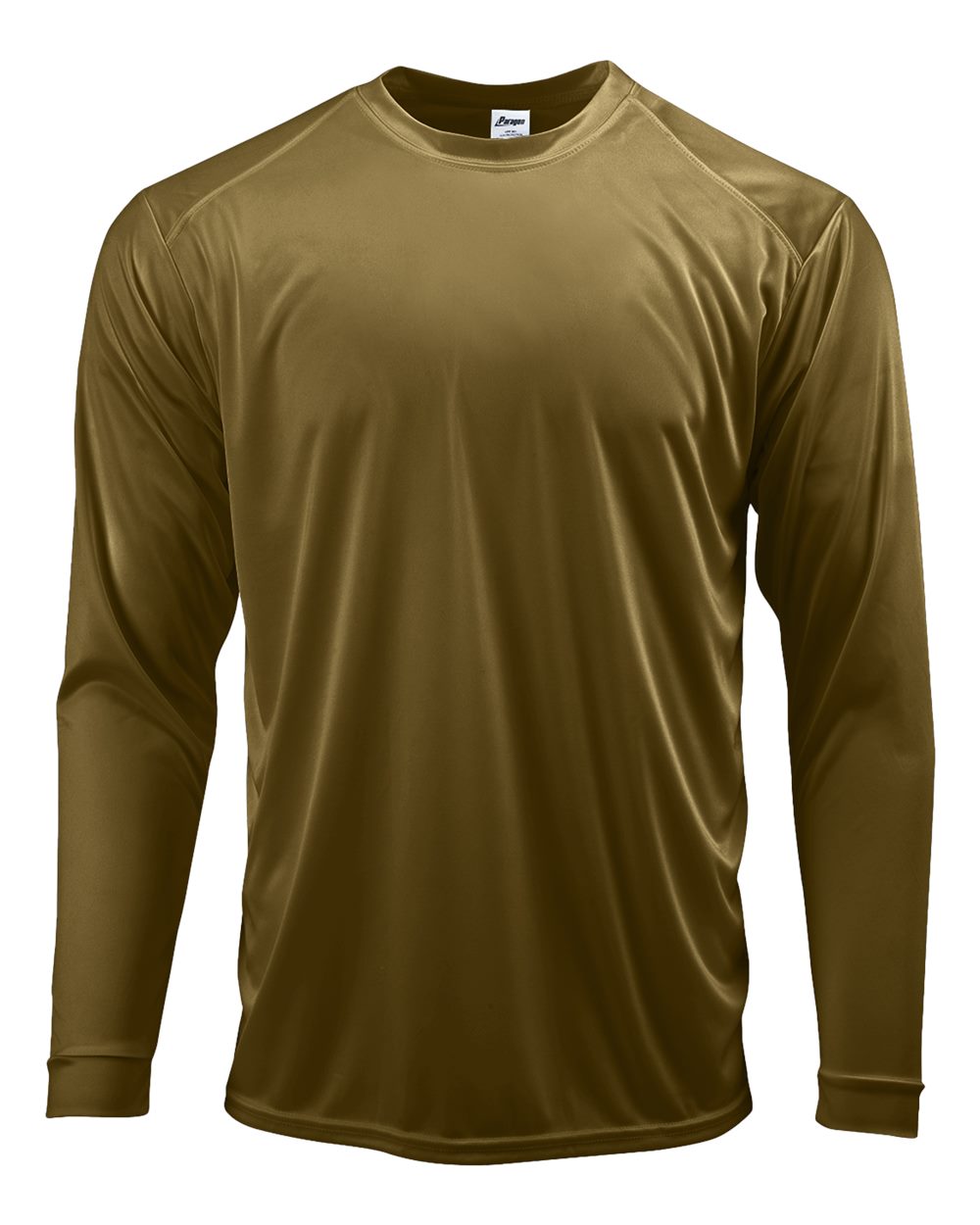 Paragon Unisex Long Islander Performance Long Sleeve T-Shirt. 210 - Woodland Brown