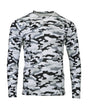 Paragon Men's Woodland Performance Long Sleeve T-Shirt. 238 - Arctic Camo