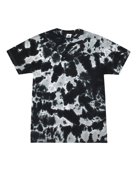 Colortone Unisex Multi-Color Tie-Dyed T-Shirt. 1000 - Multi Black