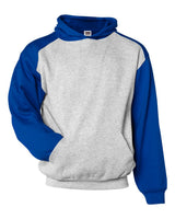 Badger Youth Sport Athletic Fleece Hooded Sweatshirt. 2449 - Oxford/ Royal