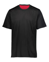 Augusta Sportswear Youth Mesh Reversible Jersey. 1603 - Black/ Scarlet