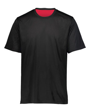 Augusta Sportswear Youth Mesh Reversible Jersey. 1603 - Black/ Scarlet