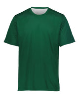 Augusta Sportswear Youth Mesh Reversible Jersey. 1603 - Dark Green/ White