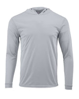 Paragon Youth Bahama Performance Hooded Long Sleeve T-Shirt. 221Y - Aluminum