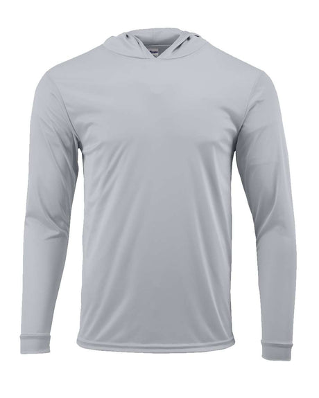 Paragon Youth Bahama Performance Hooded Long Sleeve T-Shirt. 221Y - Aluminum