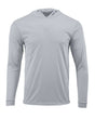 Paragon Youth Bahama Performance Hooded Long Sleeve T-Shirt. 221Y - Aluminum