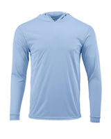 Paragon Youth Bahama Performance Hooded Long Sleeve T-Shirt. 221Y - Blue Mist