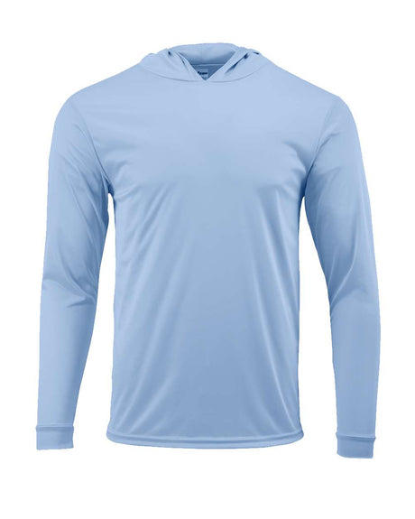 Paragon Youth Bahama Performance Hooded Long Sleeve T-Shirt. 221Y - Blue Mist