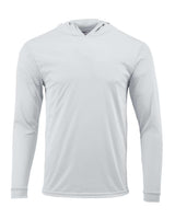 Paragon Youth Bahama Performance Hooded Long Sleeve T-Shirt. 221Y - White