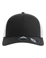 Atlantis Headwear Sustainable Trucker Cap. BRYCE - Black/ White