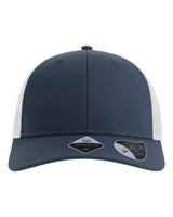 Atlantis Headwear Sustainable Trucker Cap. BRYCE - Navy/ White