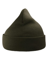 Atlantis Headwear Sustainable 12" Knit Beanie. WIND - Olive