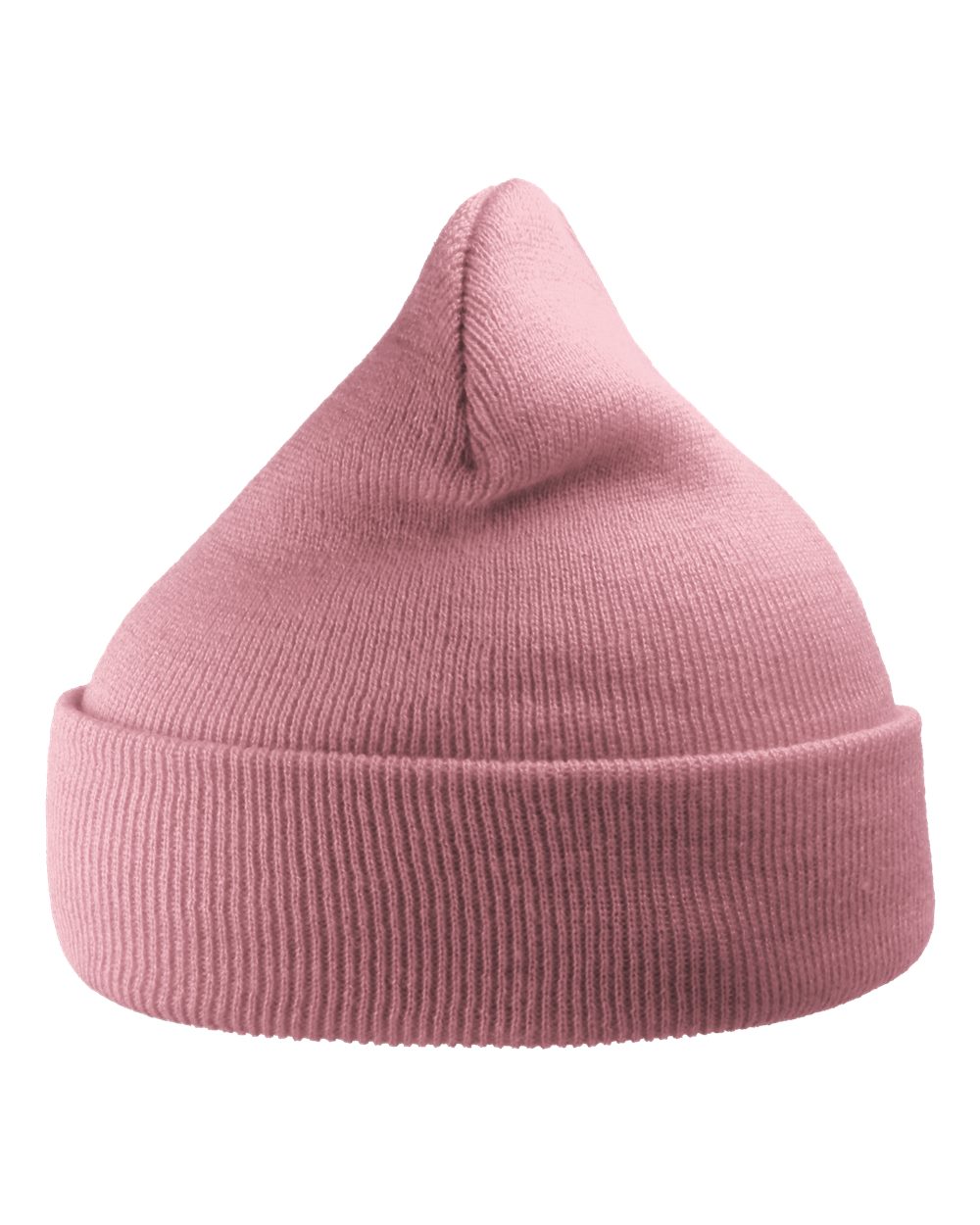 Atlantis Headwear Sustainable 12" Knit Beanie. WIND - Pink