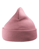 Atlantis Headwear Sustainable 12" Knit Beanie. WIND - Pink