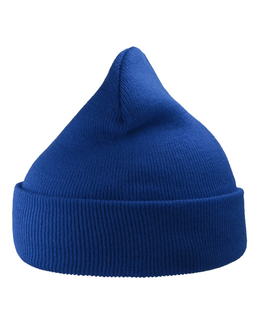 Atlantis Headwear Sustainable 12" Knit Beanie. WIND - Royal