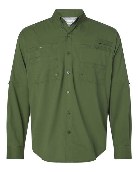 Paragon Men's Kitty Hawk Performance Fishing Shirt. 702 - Olive Green