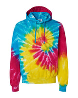 Colortone Youth Tie-Dyed Hooded Sweatshirt. 8777Y - Reactive Rainbow