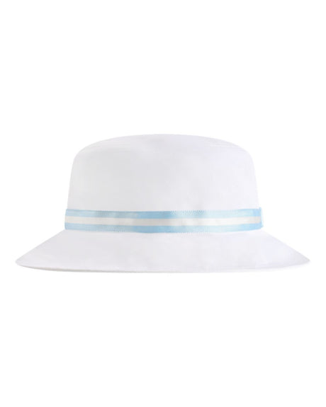 Imperial The Oxford Performance Bucket Hat. 1371P - White/ Light Blue