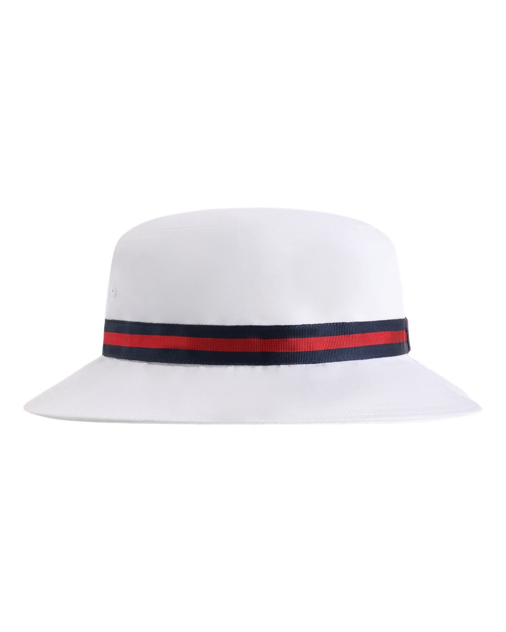 Imperial The Oxford Performance Bucket Hat. 1371P - White/ Navy/ Red